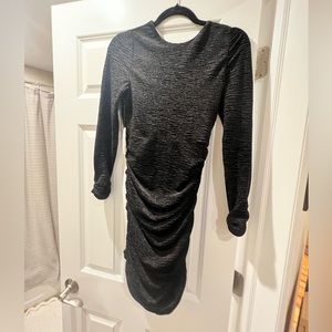 LINI ruched mini dress.